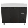 Utility Sink Kisco, Kitchen, White / Black