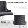Bar Stool, Velvet Upholstered SEAT , Gas lifter, Decorated with Nailhead Trim, Grey seat, Silver base, Square footrest,Set of 2,