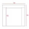 Berwick Rectangle Writing Desk Light Grey