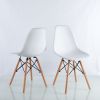 1+4,5pieces dining set,31.5"WHITE Table metal leg Mid-century Dining Table for 4-6 people With Mdf Table Top, Pedestal Dining Table, End Table Leisure