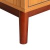 66.5" Modern L-shaped Executive Desk with delicate tempered glass Cabinet Storage,Large Office Desk with Drawers,Business Furniture Desk Workstation f