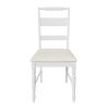 TOPMAX 6-peice Dining Set with Turned Legs, Kitchen Table Set with Upholstered Dining Chairs and Bench,Retro Style, White